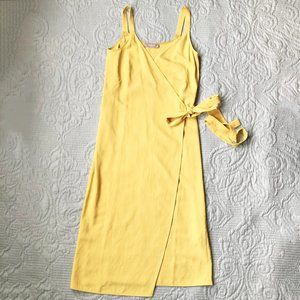 Everlane Japanese GoWeave Tank Wrap Dress